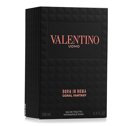 Uomo Born In Roma Coral Fantasy by Valentino for Men - 3.4 oz EDT Spray