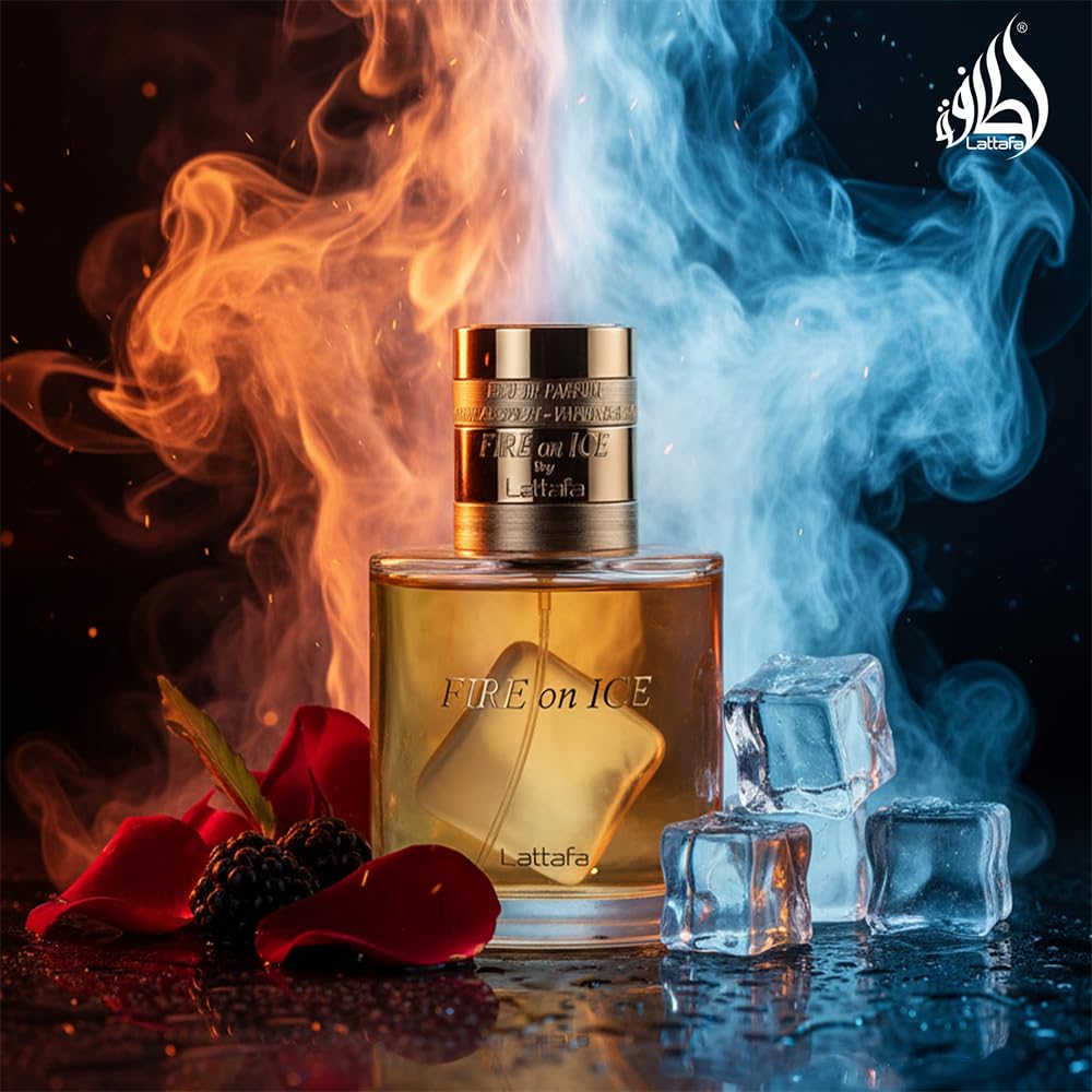 Lattafa Fire On Ice Eau de Parfum 110ml – Bold Fruity Fragrance for Men & Women