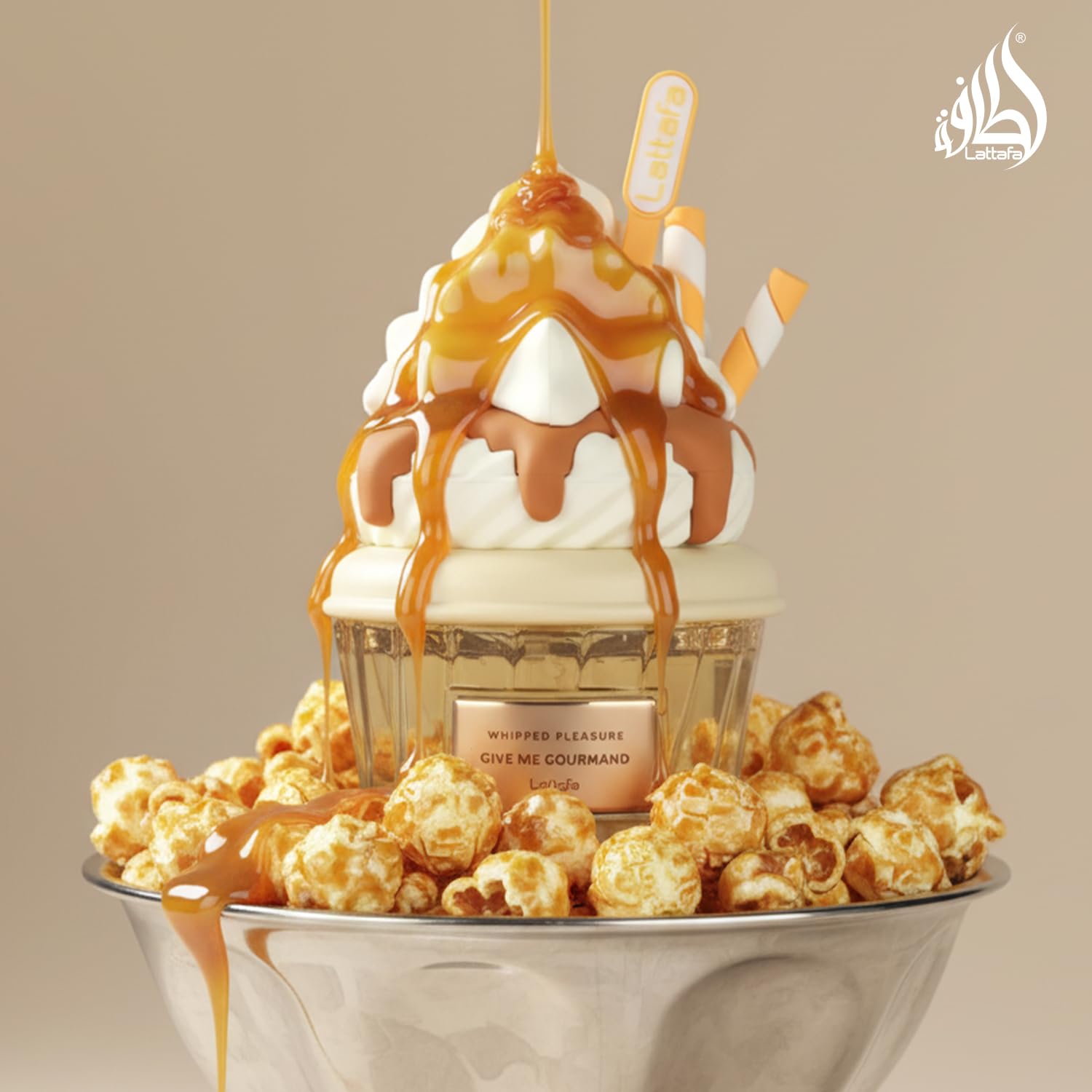 Lattafa Whipped Pleasure Eau de Parfum 75ml – Whipped Cream, Caramel & Vanilla Gourmand Perfume