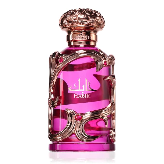 Lattafa Habik Eau de Parfum for Women 100ml (3.4 Oz) – Long-Lasting Floral, Fruity & Musky Fragrance