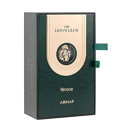 Armaf The Lion’s Club Feroce – Aromatic, Spicy, Oud – Eau de Parfum Spray Long-Lasting Fragrance for Men, 3.4 Ounce / 100 ml