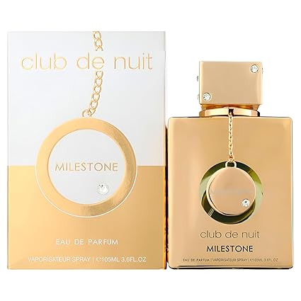 Armaf Club De Nuit Milestone for Unisex Eau de Parfum Spray, 3.6 Ounce