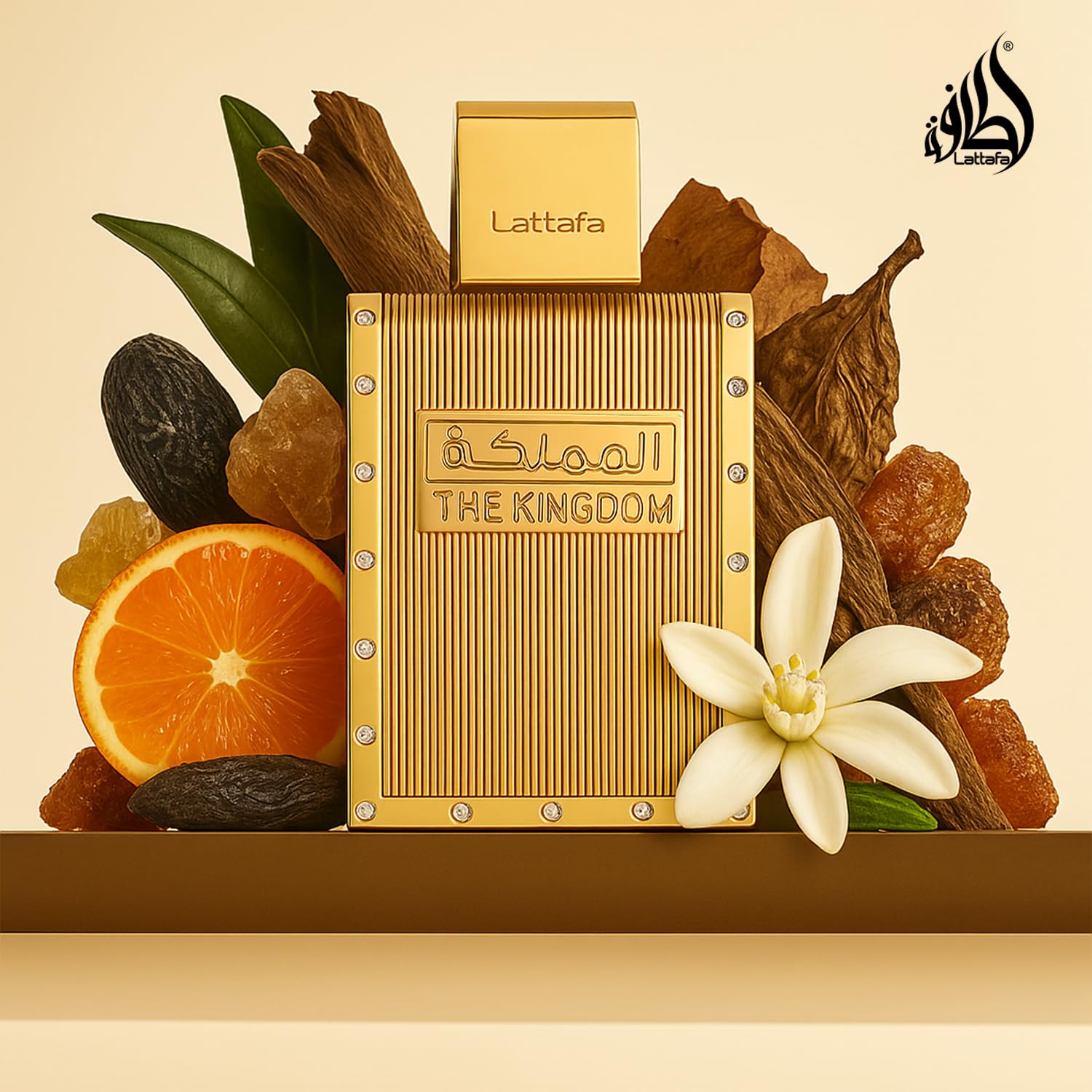 Lattafa The Kingdom&nbsp;Eau&nbsp;De Parfum for&nbsp;Men 100ml – A&nbsp;Sophisticated Blend of&nbsp;Freshness, Warmth & Elegance