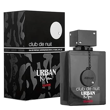 Click to see full view Armaf Club De Nuit Urban Man Elixir for Men Eau de Parfum Spray, 3.6 Ounce | 3.6 Ounce