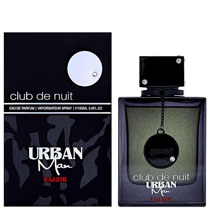 Click to see full view Armaf Club De Nuit Urban Man Elixir for Men Eau de Parfum Spray, 3.6 Ounce | 3.6 Ounce