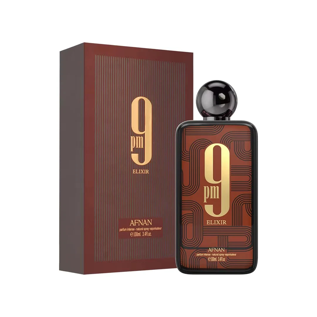Afnan 9PM Elixir Unisex Extrait de Parfum 3.4 fl oz 100ml