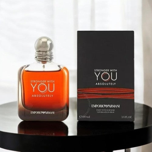 Emporio Armani Stronger With You Eau De Toilette Spray, Cologne for Men, 3.4 Oz
