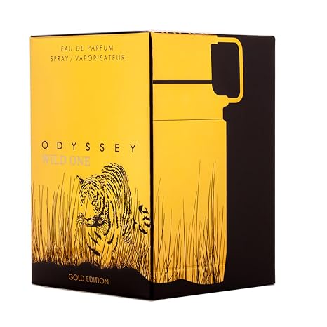 Odyssey Wild One Gold Edition by Armaf for Men – 3.4 oz Eau de Parfum Spray