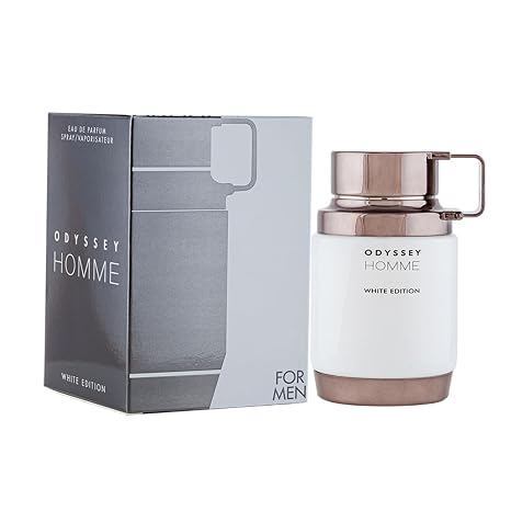Armaf Odyssey Homme White Edition Eau de Parfum for Men (2.0 oz / 60 ml)