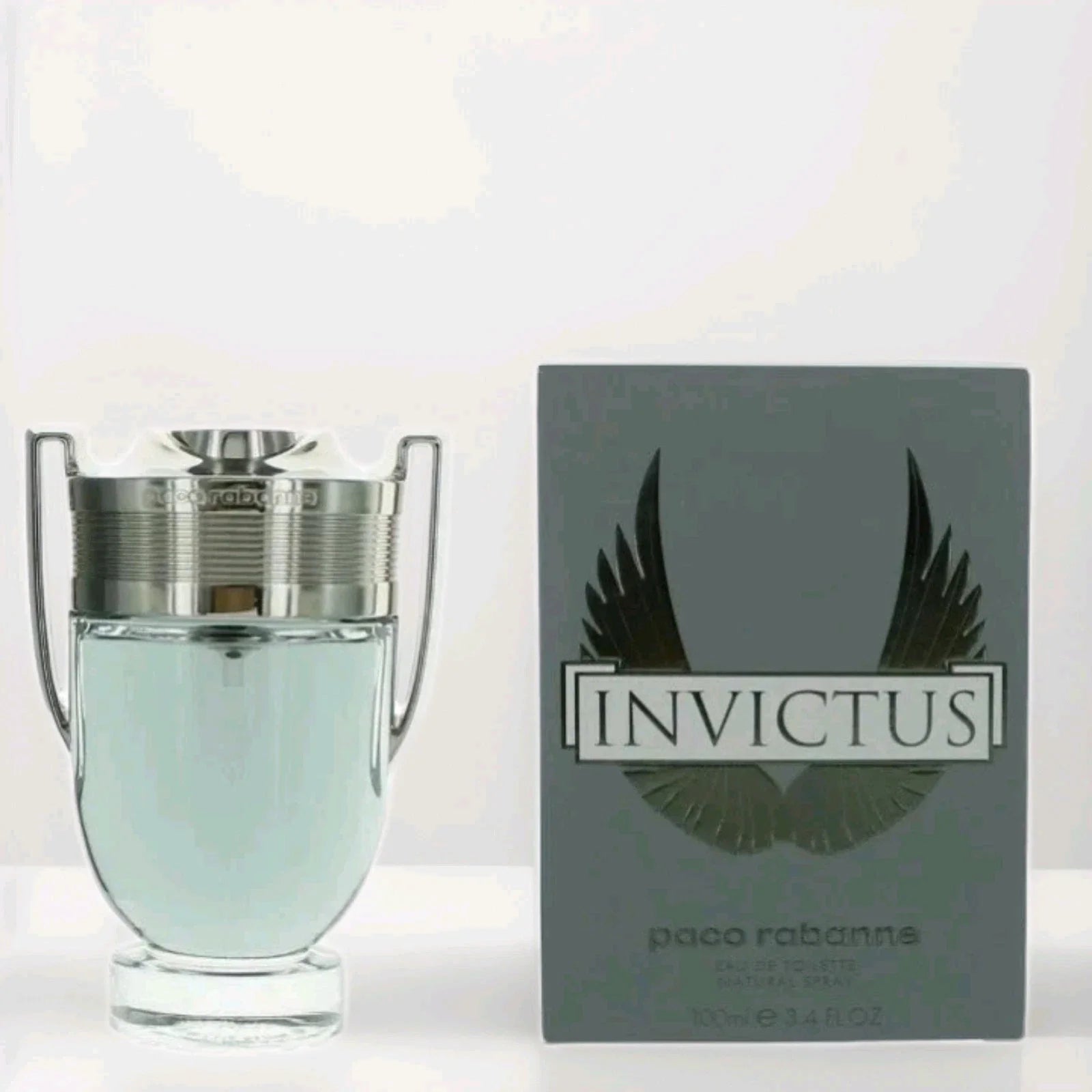 Paco Rabanne Invictus 3.4 oz (100 ml) Eau De Toilette (EDT) for Men – New Sealed Box