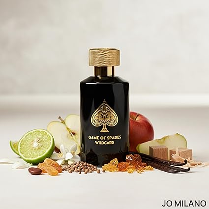 Jo Milano Game of Spades Wildcard Parfum Spray – 3.4 oz (100ml) Long-Lasting Fragrance for Men