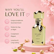 Lattafa Eclaire Pistache Eau De Parfum 100ml – A Creamy Pistachio Gourmand Fragrance with Long-Lasting Elegance